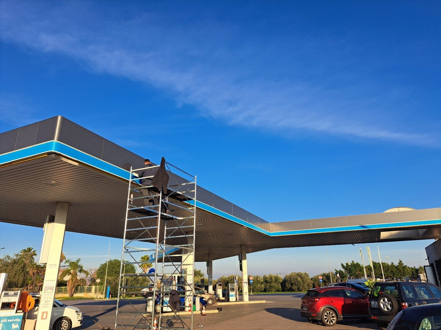 Lavorazioni BESA presso stazione di servizio