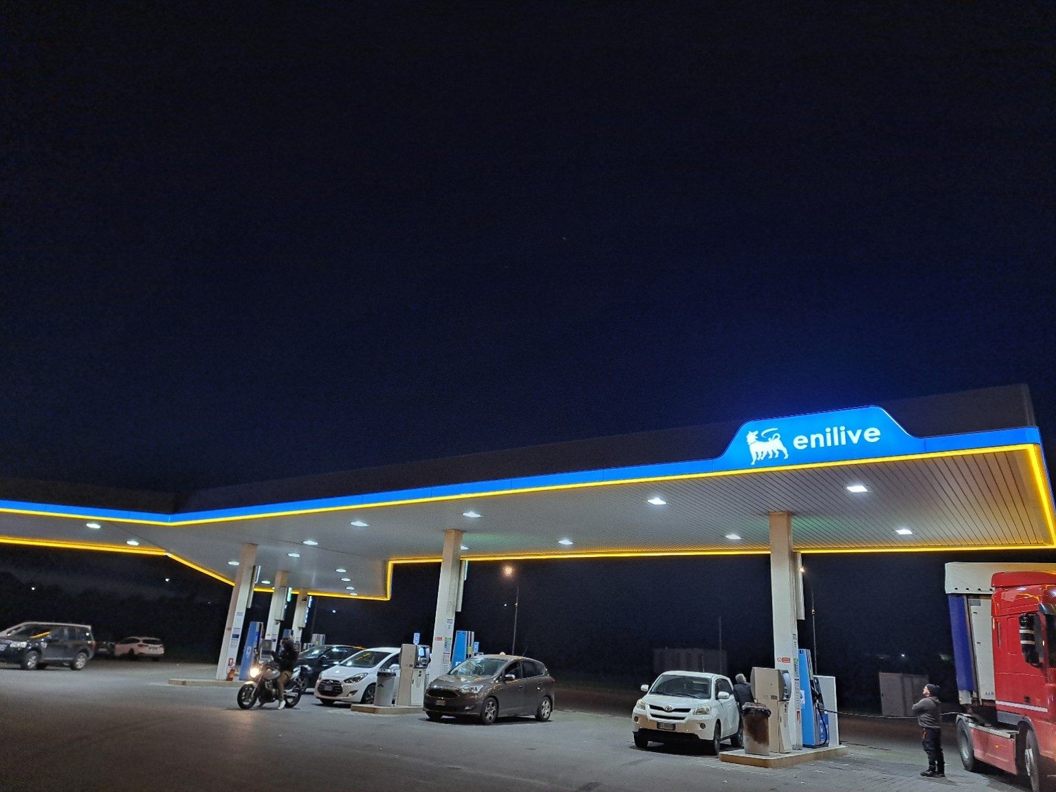Stazione di servizio completata